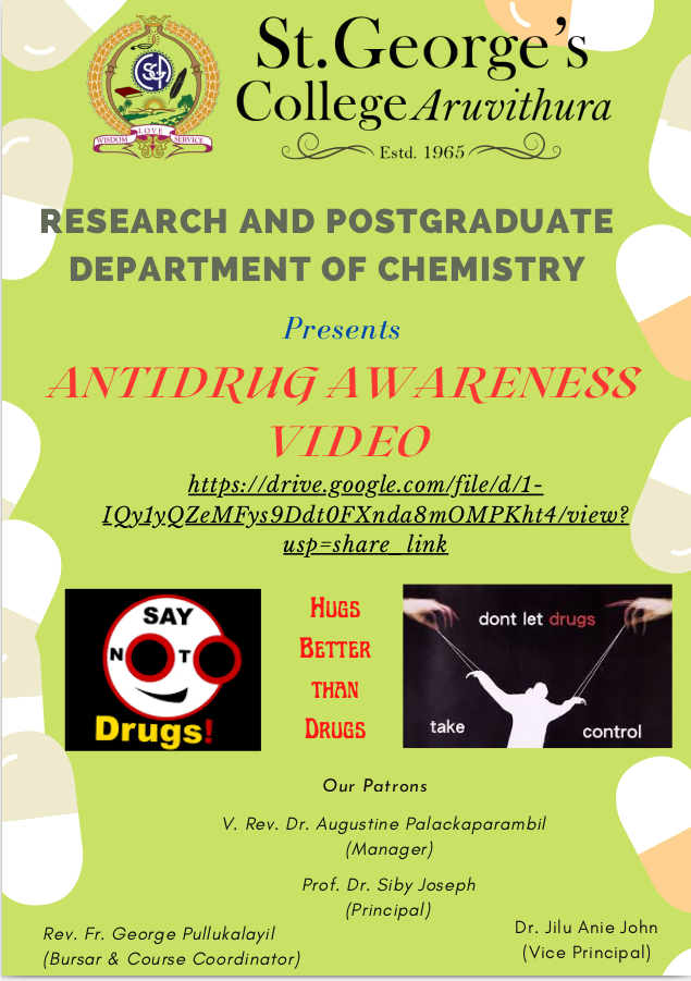 Anti Drug Awareness Video presentation : Department of Chemistry